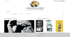 Desktop Screenshot of mangialibri.com